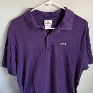 Izod Lacoste Men's Polo in Rich Purple